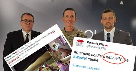 Absurdalne błędy w anglojęzycznych wpisach PFN. "People were killing by German"