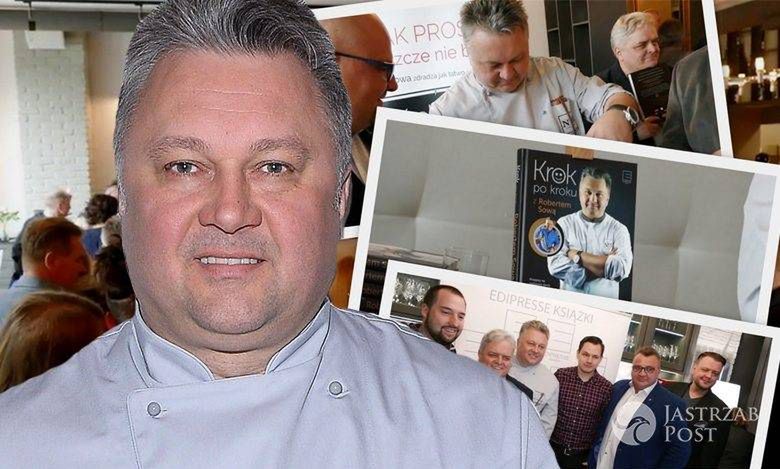 Robert Sowa wydał kolejną książkę! Tak restaurator promował swój najnowszy, kulinarny poradnik "Krok po kroku z Robertem Sową" [Wideo]