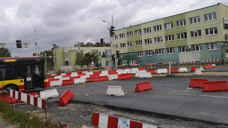 Kolejny etap budowy linii tramwajowej na Popowice - parking przy ZDiUM będzie zamknięty od poniedziałku, 23 marca.