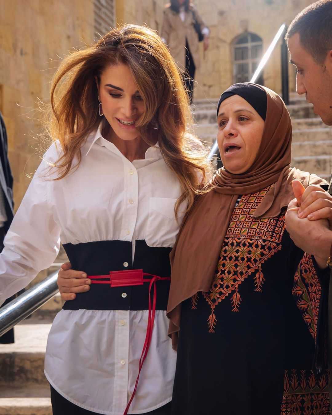 Królowa Jordanii - Rania inspiruje Victorię Beckham
