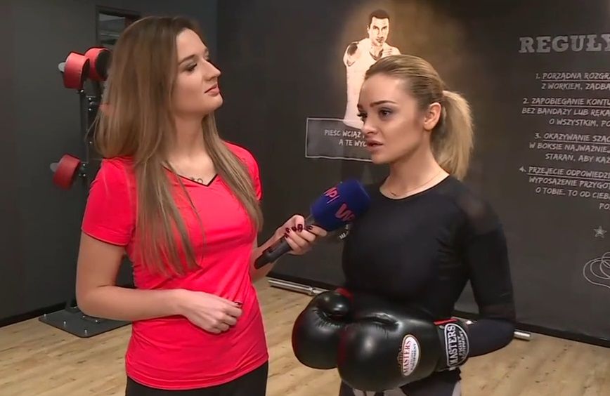 Sylwia Nowak trenuje boks