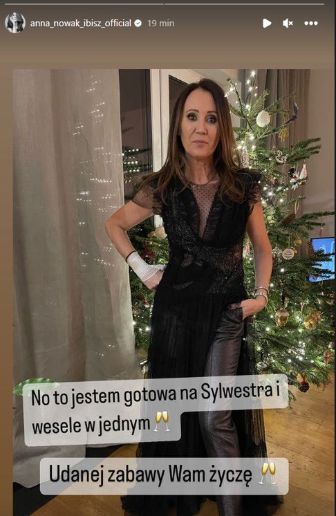 Anna Nowak-Ibisz - sylwester 2022