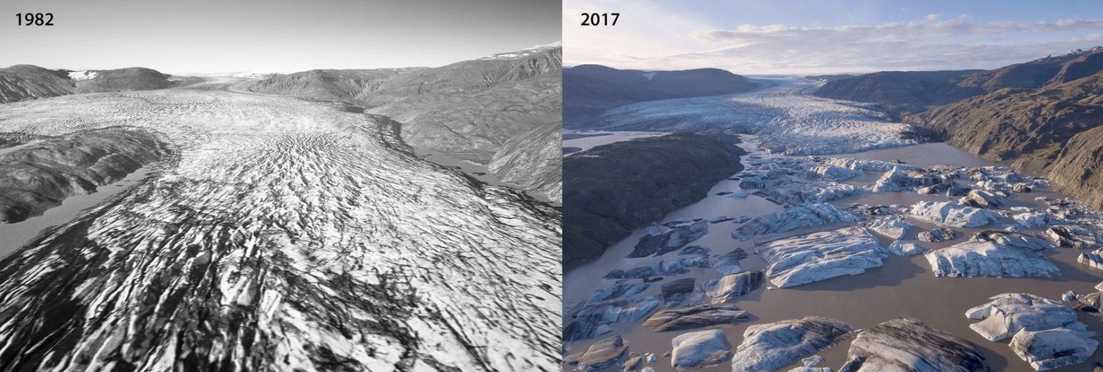 Islandia. Porównali zdjęcie do stanu sprzed 40 lat. Wstrząsający efekt