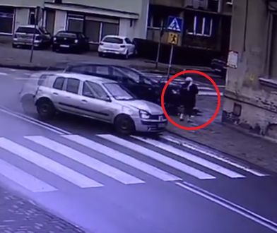 Ta kobieta oszukała śmierć. Niewiarygodne nagranie z wypadku w Kaliszu