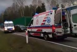 Wypadek na drodze krajowej. Jedna osoba nie żyje, cztery są ranne