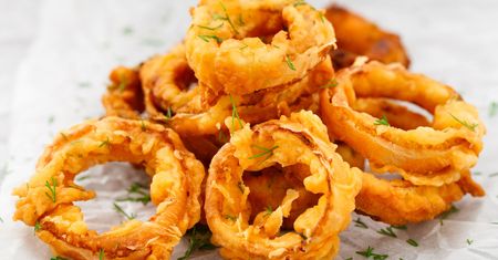 Onion rings. Przekąska idealna