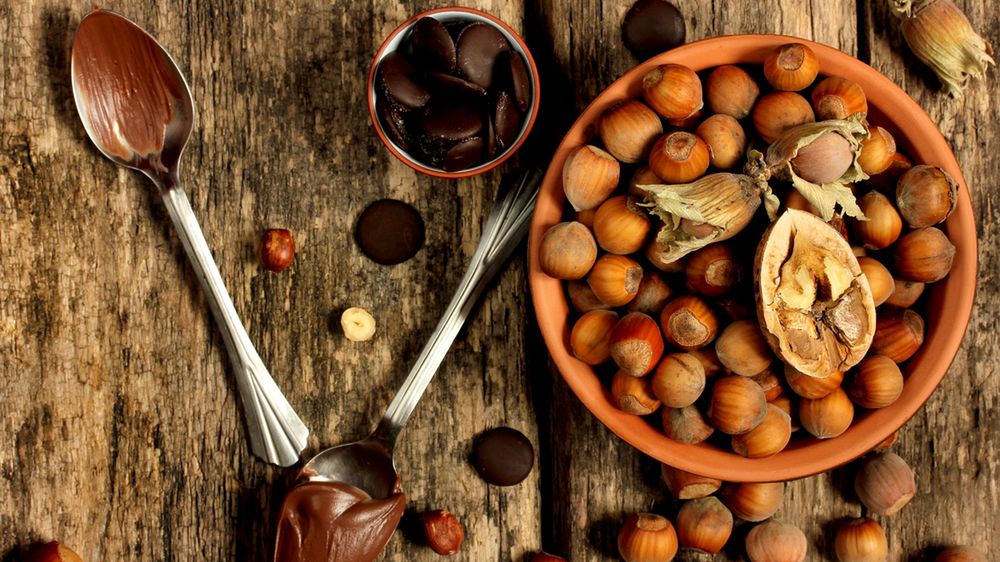 Nutella i orzechy laskowe