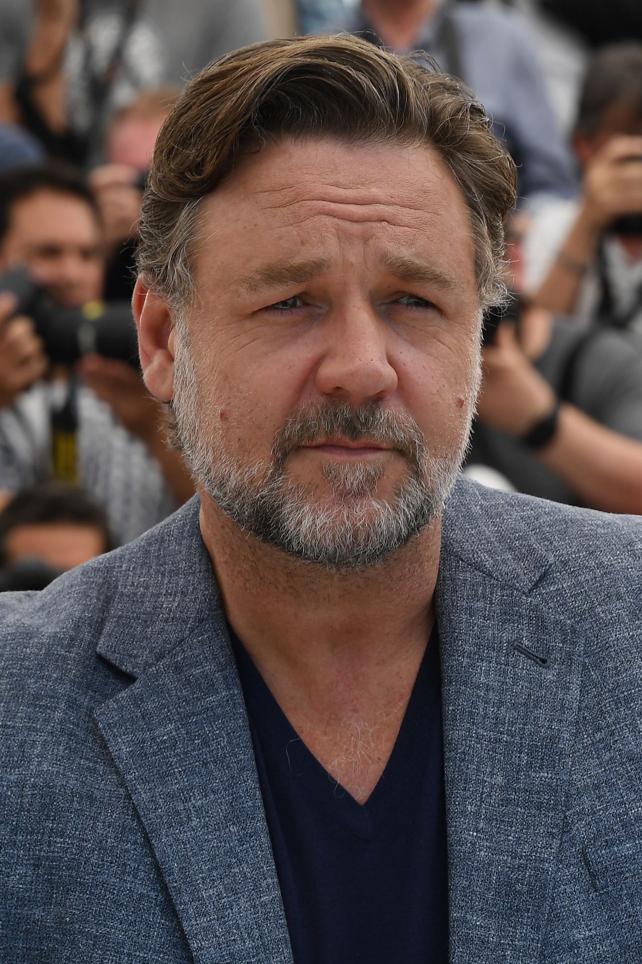 Russell Crowe w Cannes: wygląda jak dziadek!