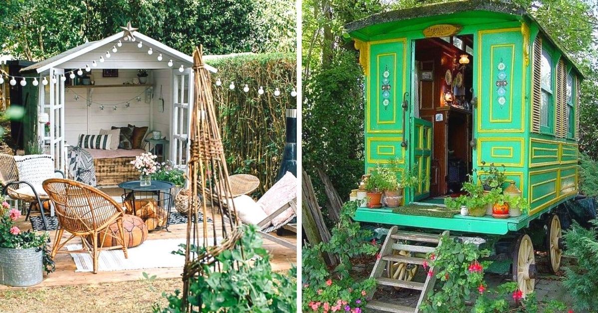 20 pomysłów na domki ogrodowe! Wyjątkowe oazy spokoju oraz miejsca idealne do miłego wypoczynku