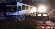 Wypadek autobusu z dziećmi