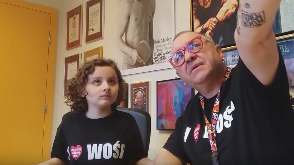 Jurek Owsiak z Kacprem