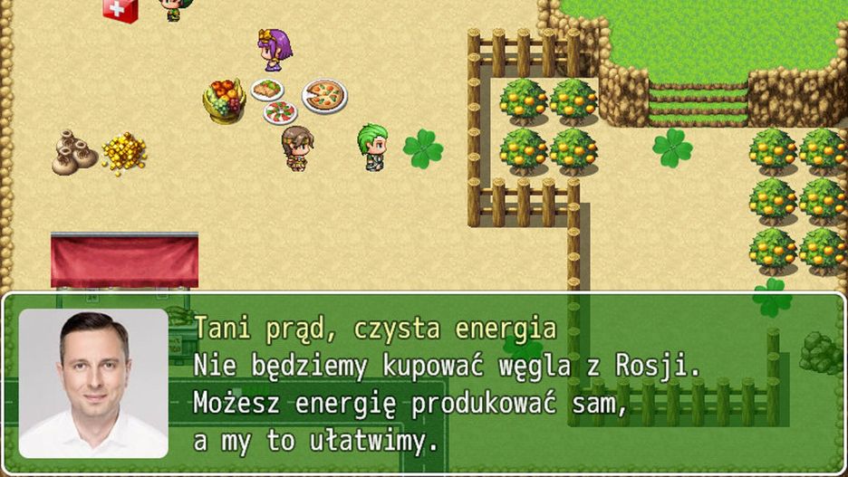Polityka. Screen z "gramy w PSL"