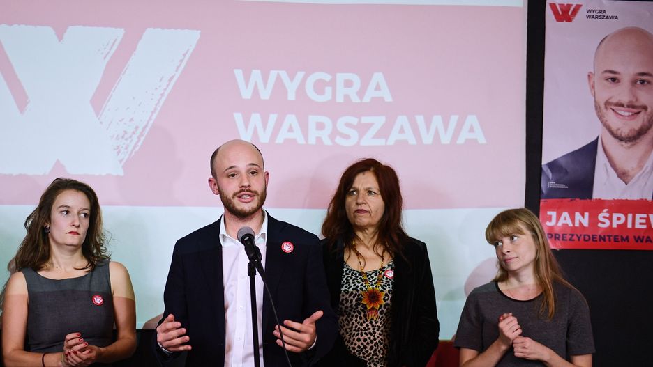 Jan Śpiewak wg exit polls dostał około 3 proc. głosów.