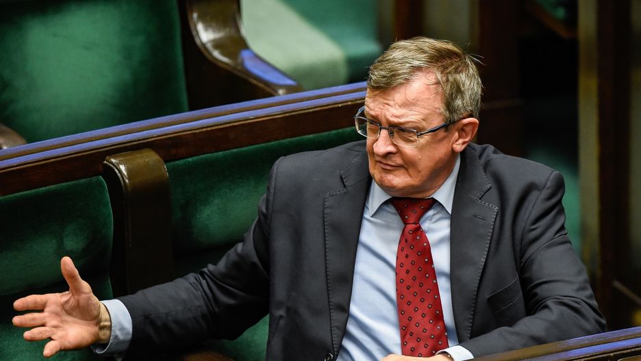 Poseł Tadeusz Cymański jest dumny z tego, że w wyborach startuje jego córka