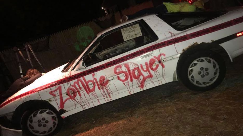 Przerażająca dekoracja halloweenowa sprawiła, że ludzie wzywali policję