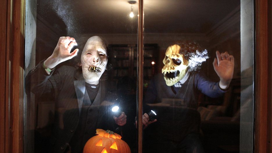 Halloween - zbieranie cukierków.