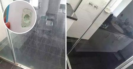 Kobieta zdradziła trik na umycie szyb prysznica w 5 minut! Użyła produkt, który miała w kuchni