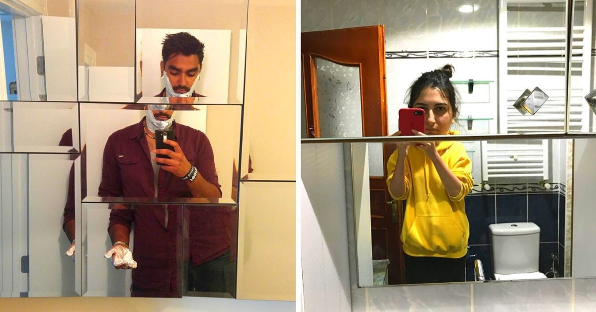 20 Weird Mirrors in Public Places. Some Really Amusing Designs!