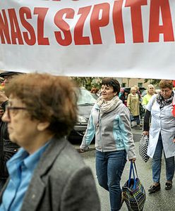 Katowice: „Liczymy na wasze sumienie!" Protest w obronie szpitala w Pszczynie