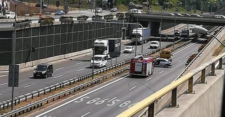 Wypadek w Katowicach. Tunel w stroną Katowic zamknięty