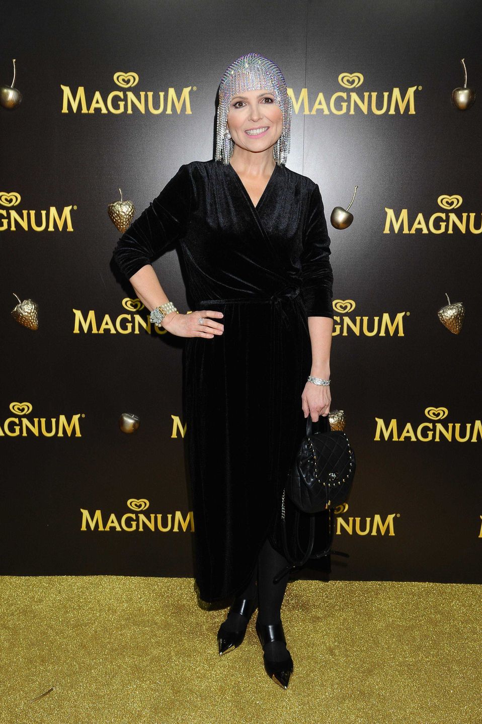 Anna Jurksztowicz na imprezie Magnum