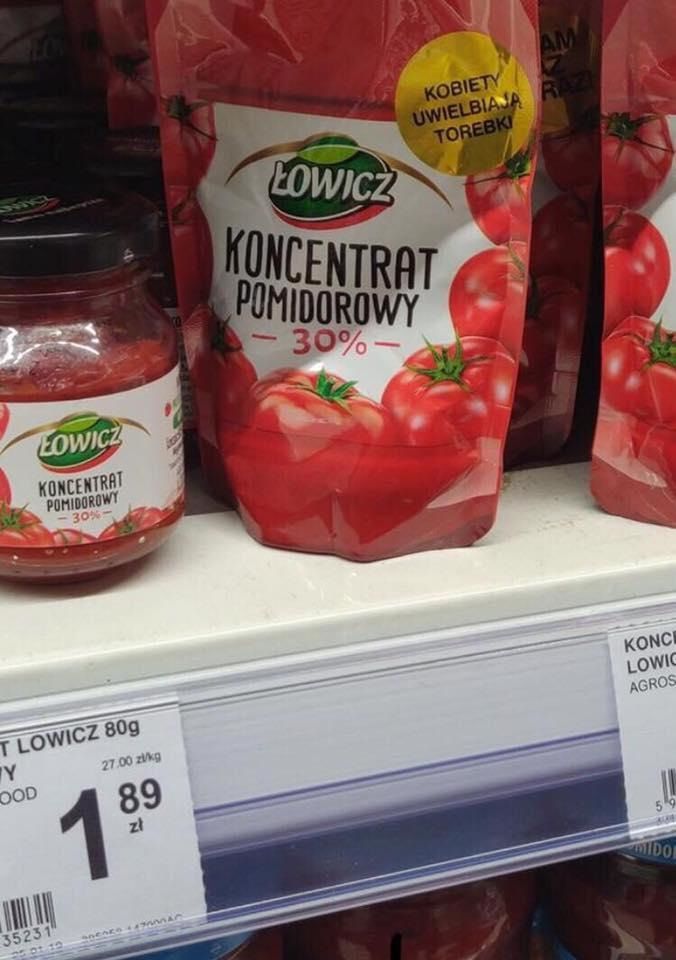 Koncentrat Łoiwcz z "kontrowersyjnym" hasłem reklamowym 