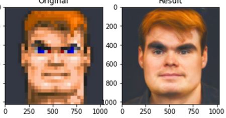 "Face Depixelizer" pokazuje, jak wyglądałaby twarz Doomguy’a czy B.J. Blazkowicza