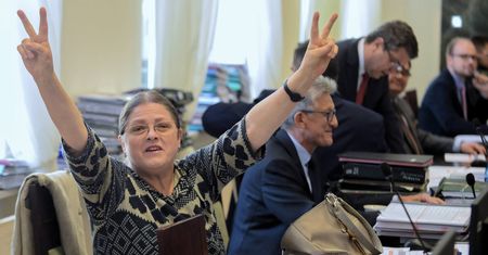 Krystyna Pawłowicz milczała o marszu. Do czasu