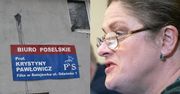 Atak na biuro Krystyny Pawłowicz."Totalni nie wykazali się celnością"