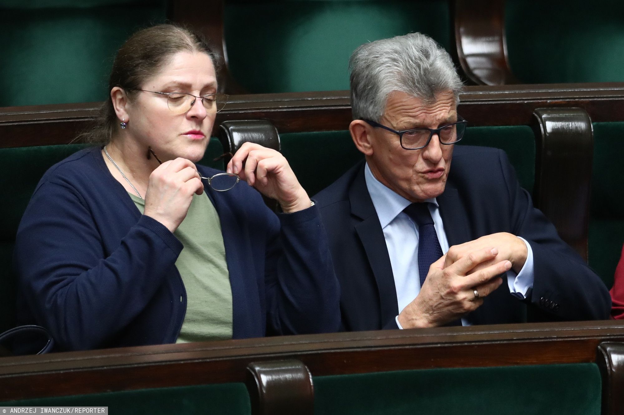 Sejm. Krystyna Pawłowicz i Stanisław Piotrowicz