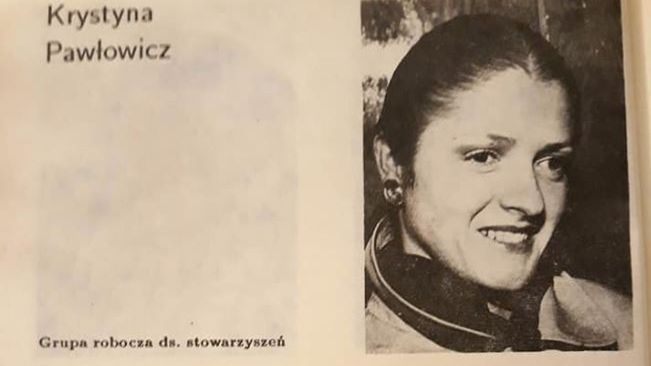 Krystyna Pawłowicz była uczestnikiem obrad Okrągłego Stołu, zasiadając w grupie roboczej ds. stowarzyszeń
