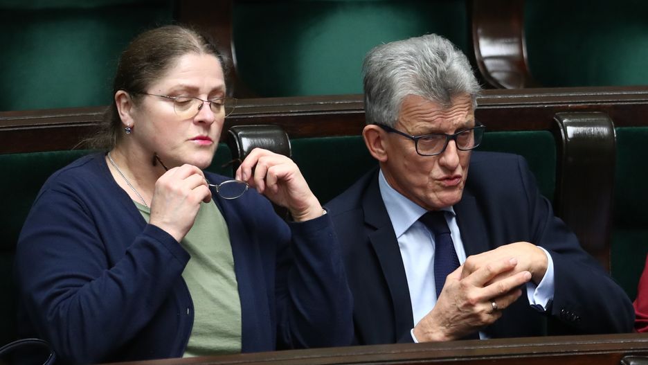 Sędziowie Trybunału Konstytucyjnego Krystyna Pawłowicz i Stanisław Piotrowicz