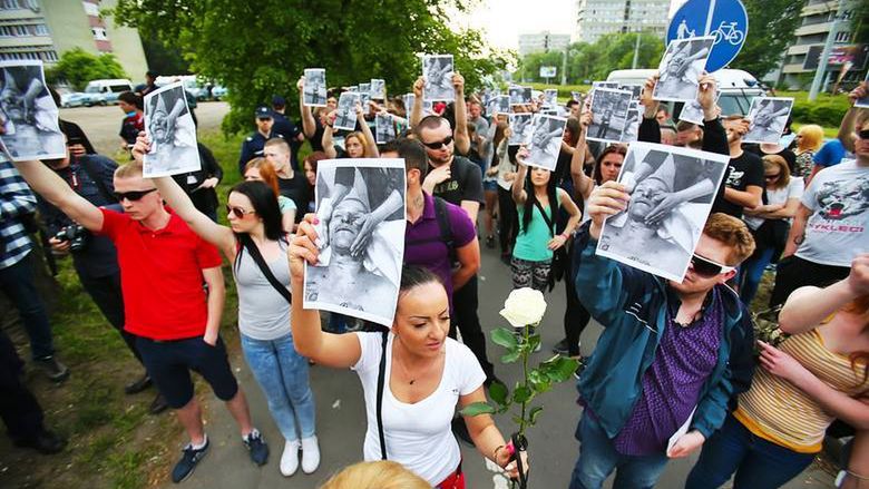 Marsz solidarności z rodziną Igora Stachowiaka