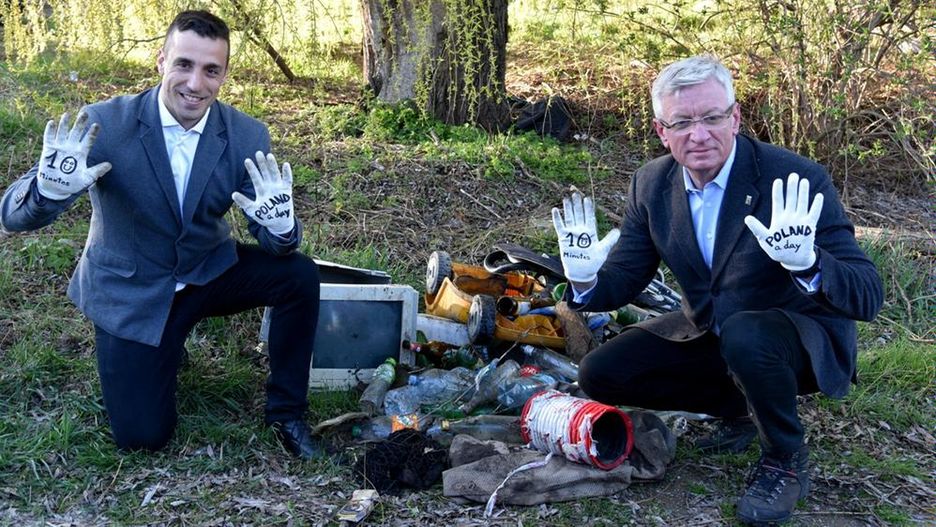 Jaśkowiak zapowiedział, że do codziennego porządkowania okolicy zachęcać będzie również poznańskich radnych