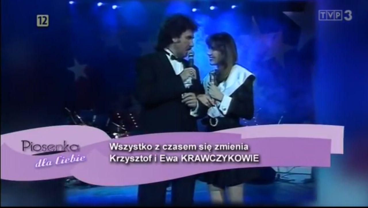 Krzysztof Krawczyk i Ewa Krawczyk w duecie