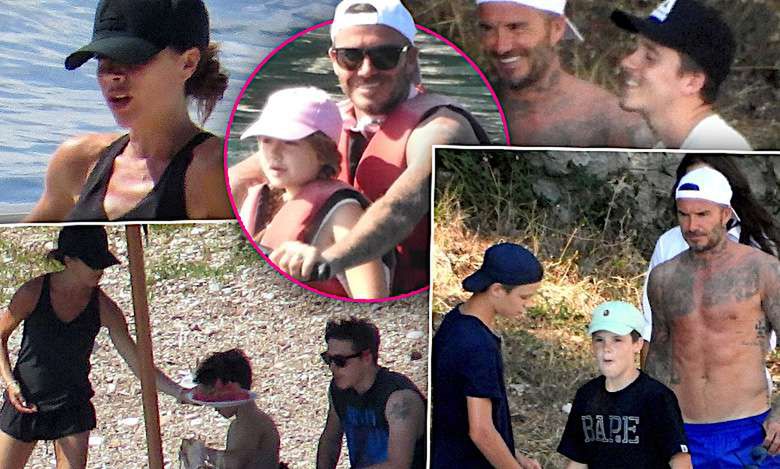 David Beckham, Victoria, wakacje, dzieci, Chorwacja