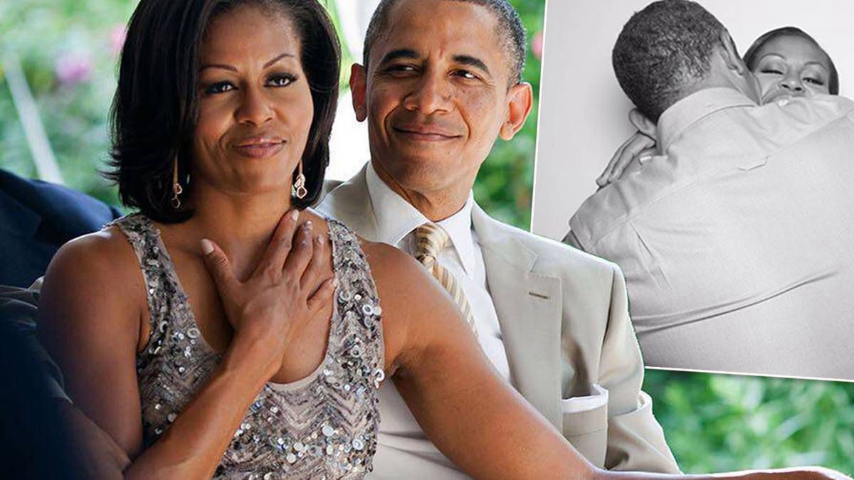 Intymne zdjęcia Obamów podbijają internet. Ileż tu namiętności. Co za miłość!