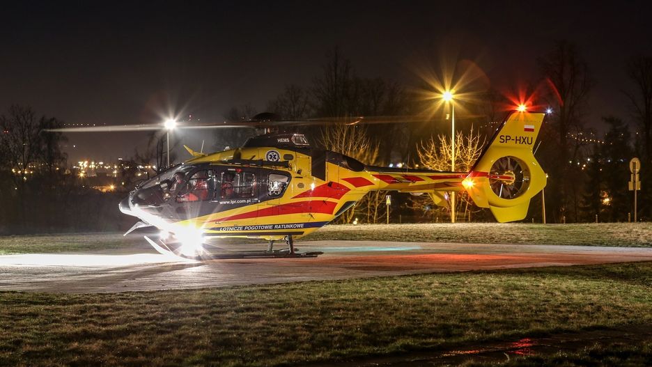 Dziecko w ciężkim stanie przetransportowano do szpitala w Zielonej Górze