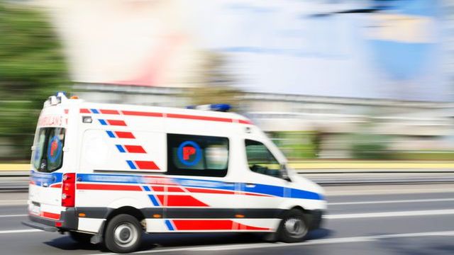 Dziecko przetransportowano do szpitala
