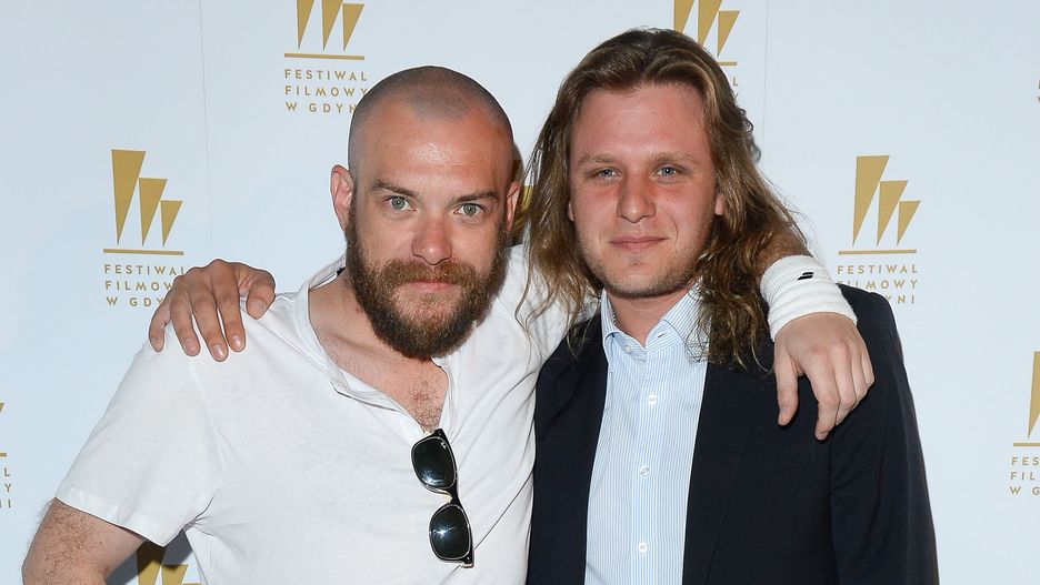 Łukasz Palkowski i Piotr Woźniak-Starak na Festiwalu Filmowym w Gdyni, 2014 r.