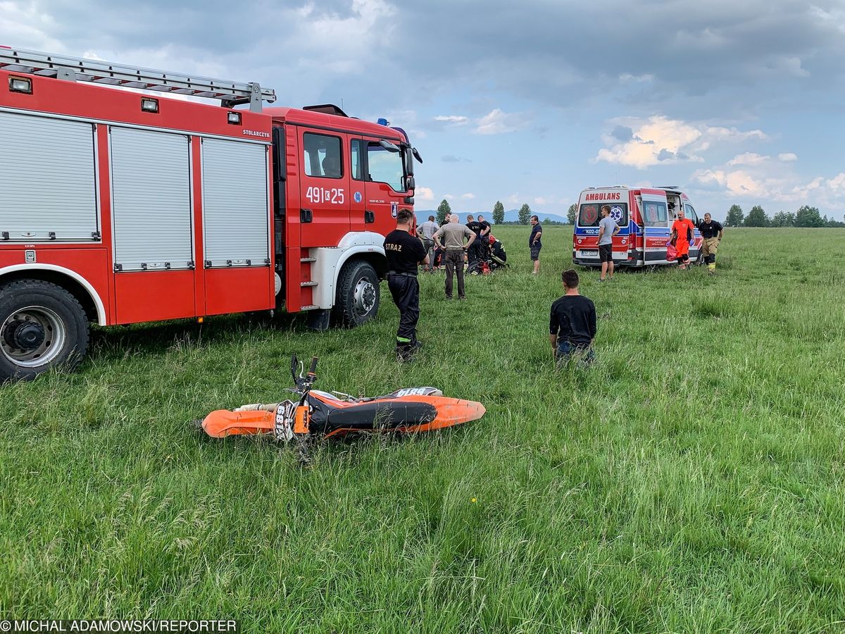 Tragedia w Nowym Targu. Szybowiec zabił człowieka