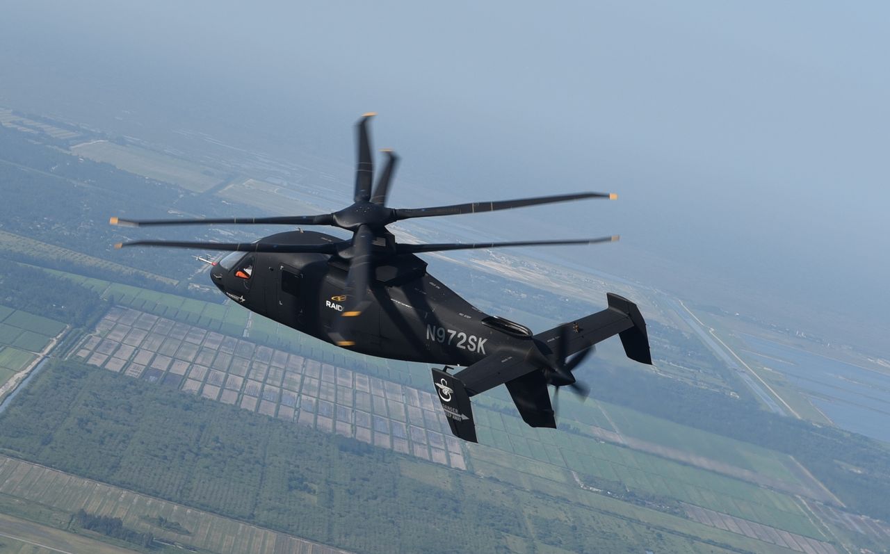 Sikorsky S-97 Raider. Śmigłowiec, który w czasie lotu przypomina myśliwiec