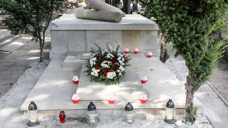 Odnowiony grobowiec rodziny Ścibor-Rylskich