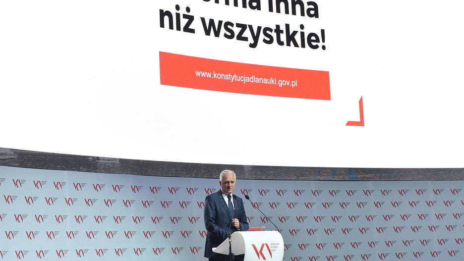 Jarosław Gowin na Narodowym Kongresie Nauki.