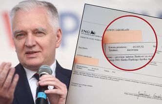 Jarosław Gowin zwrócił nagrodę sprzed roku. Publikuje dowód wpłaty