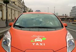 Elektryczne taksówki pojawiły się na ulicach Warszawy