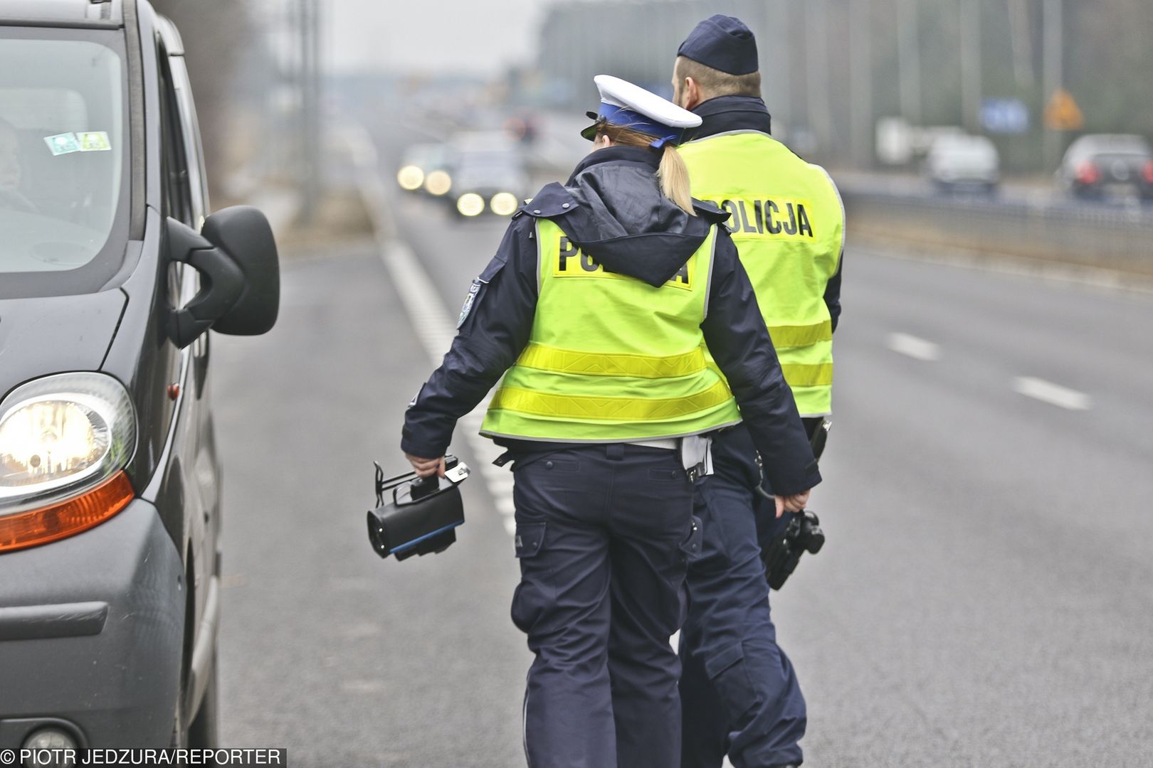 Mężczyzna został ukarany 550 zł mandatem