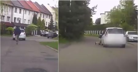 Wkurzony taksówkarz goni kierowcę Ubera. To mogło skończyć się tragedią