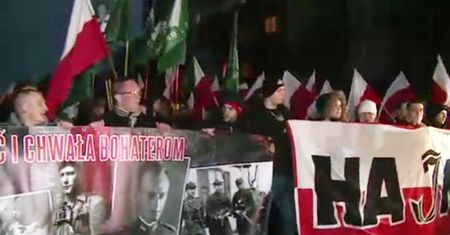 Narodowcy oddali w Hajnówce cześć "Buremu". A mieszkańcy - jego ofiarom