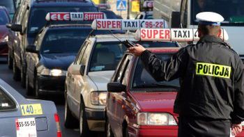 Środowy protest taksówkarzy